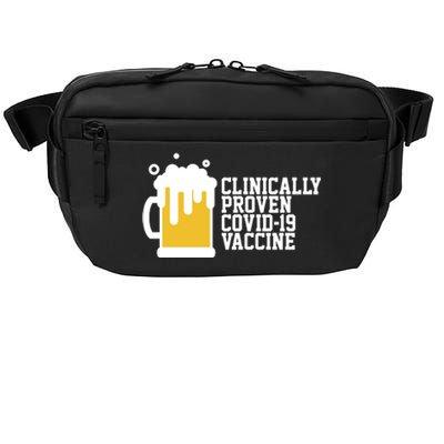 Clinically Proven covid-19 Vaccine Funny Crossbody Pack