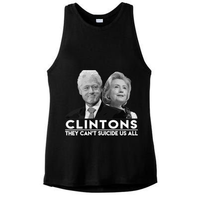 Clintons They Can't Suicide Us All Ladies PosiCharge Tri-Blend Wicking Tank