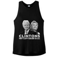 Clintons They Can't Suicide Us All Ladies PosiCharge Tri-Blend Wicking Tank