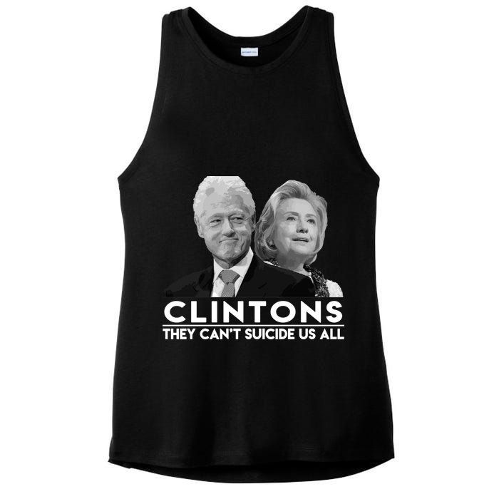 Clintons They Can't Suicide Us All Ladies PosiCharge Tri-Blend Wicking Tank