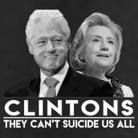 Clintons They Can't Suicide Us All Garment-Dyed Fleece Hoodie