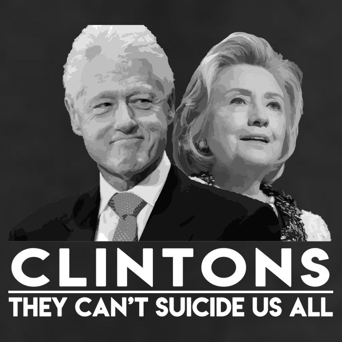 Clintons They Can't Suicide Us All Garment-Dyed Fleece Hoodie
