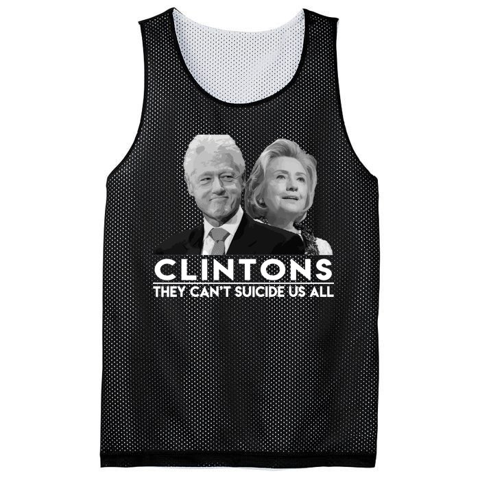 Clintons They Can't Suicide Us All Mesh Reversible Basketball Jersey Tank