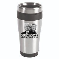 Clintons They Can't Suicide Us All 16oz Travel Tumbler