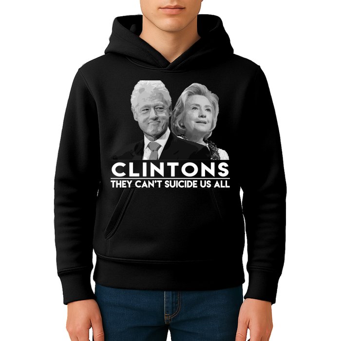 Clintons They Can't Suicide Us All Kids Hoodie