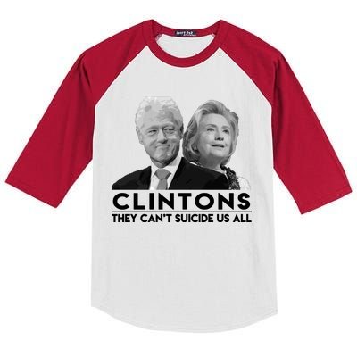 Clintons They Can't Suicide Us All Kids Colorblock Raglan Jersey