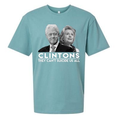 Clintons They Can't Suicide Us All Sueded Cloud Jersey T-Shirt