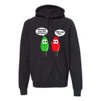 Christmas Lights Joke Light Bulb Working Off On Pun Premium Hoodie