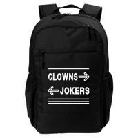 Clowns Left Jokers Right Meme Backpack