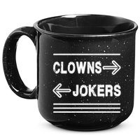 Clowns Left Jokers Right Meme 15oz Campfire Ceramic Mug