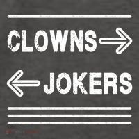 Clowns Left Jokers Right Meme Vector Backpack