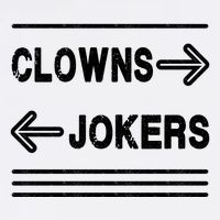 Clowns Left Jokers Right Meme Garment-Dyed Sweatshirt