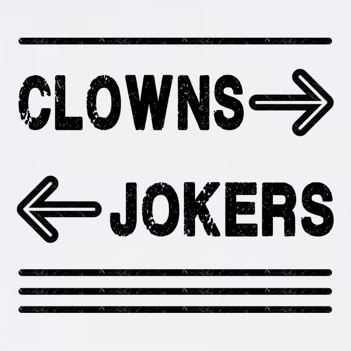 Clowns Left Jokers Right Meme Garment-Dyed Sweatshirt