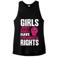 Girls Just Want To Have Fundamental Rights Ladies PosiCharge Tri-Blend Wicking Tank