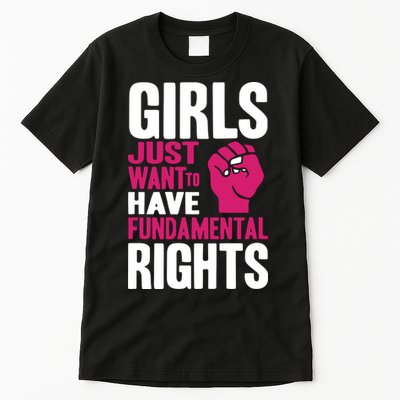 Cyndi Lauper Just Want To Have Fundamental Rights Tall T-Shirt