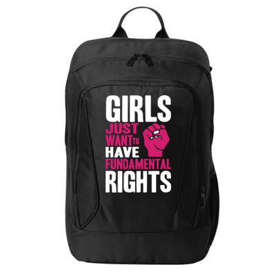Girls Just Want To Have Fundamental Rights City Backpack