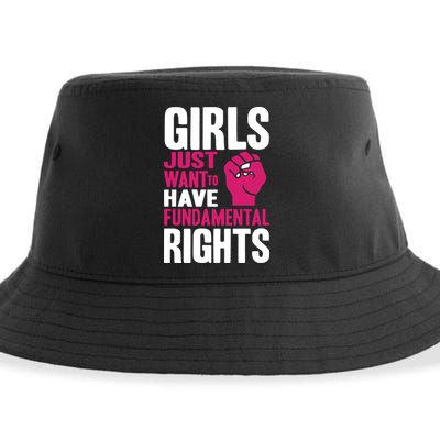 Cyndi Lauper Just Want To Have Fundamental Rights Sustainable Bucket Hat