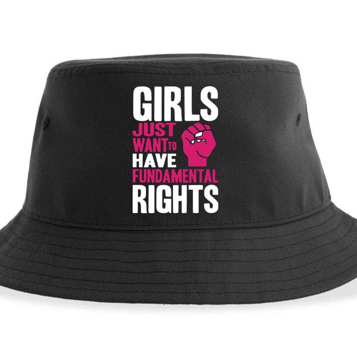 Cyndi Lauper Just Want To Have Fundamental Rights Sustainable Bucket Hat