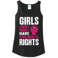 Cyndi Lauper Just Want To Have Fundamental Rights Ladies Essential Tank