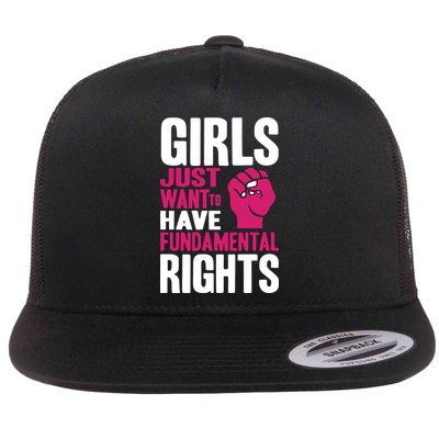 Cyndi Lauper Just Want To Have Fundamental Rights Flatbill Hat