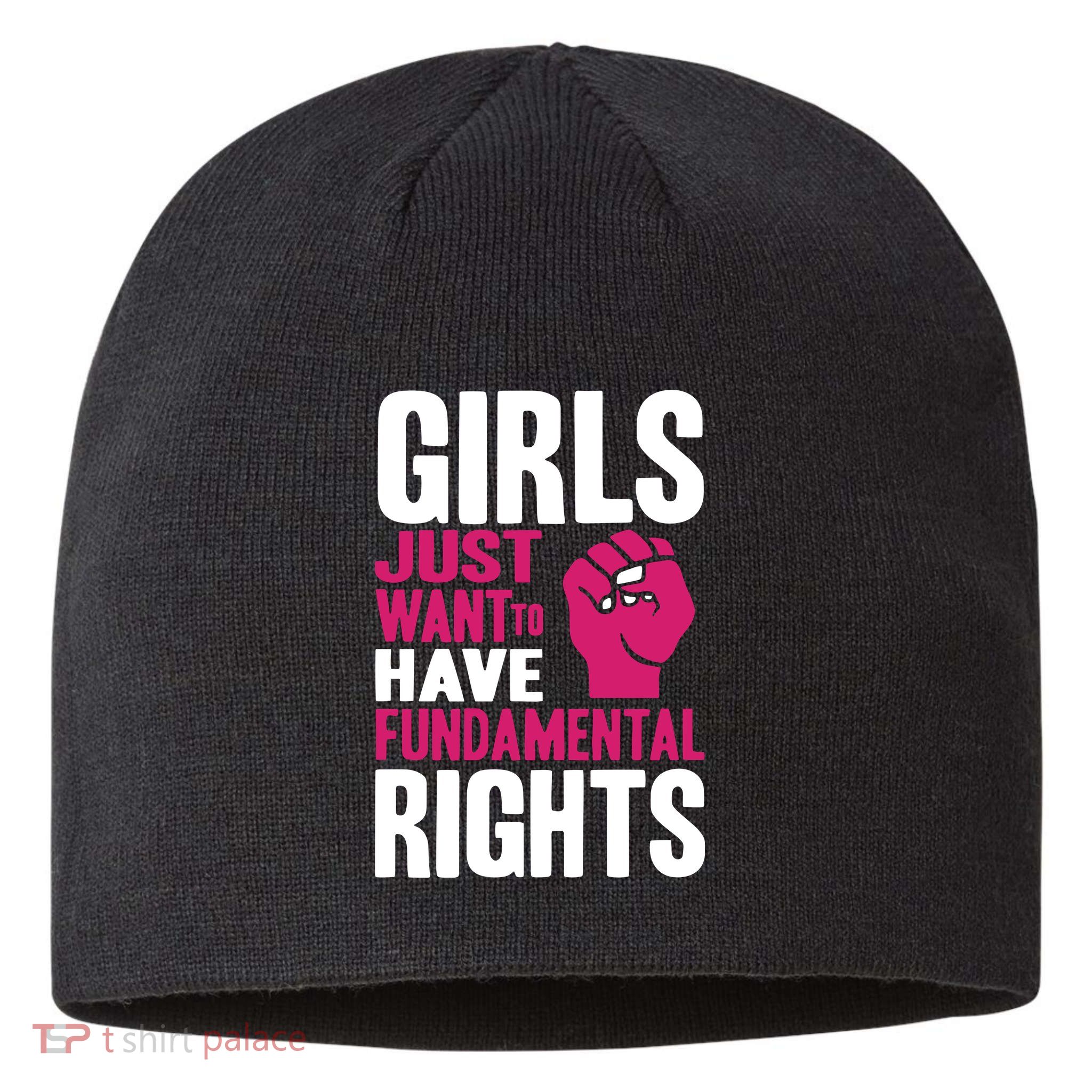 Cyndi Lauper Just Want To Have Fundamental Rights Sustainable Beanie
