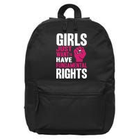 Cyndi Lauper Just Want To Have Fundamental Rights 16 in Basic Backpack