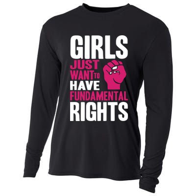 Cyndi Lauper Just Want To Have Fundamental Rights Cooling Performance Long Sleeve Crew