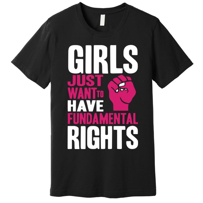 Cyndi Lauper Just Want To Have Fundamental Rights Premium T-Shirt