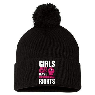 Cyndi Lauper Just Want To Have Fundamental Rights Pom Pom 12in Knit Beanie