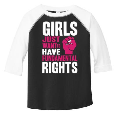 Cyndi Lauper Just Want To Have Fundamental Rights Toddler Fine Jersey T-Shirt