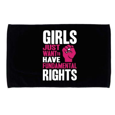 Cyndi Lauper Just Want To Have Fundamental Rights Microfiber Hand Towel