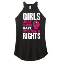 Cyndi Lauper Just Want To Have Fundamental Rights Women's Perfect Tri Rocker Tank