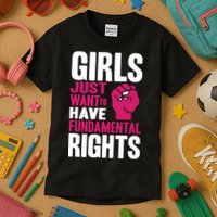 Girls Just Want To Have Fundamental Rights Kids T-Shirt