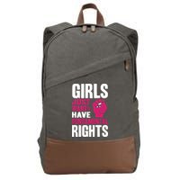 Cyndi Lauper Just Want To Have Fundamental Rights Cotton Canvas Backpack