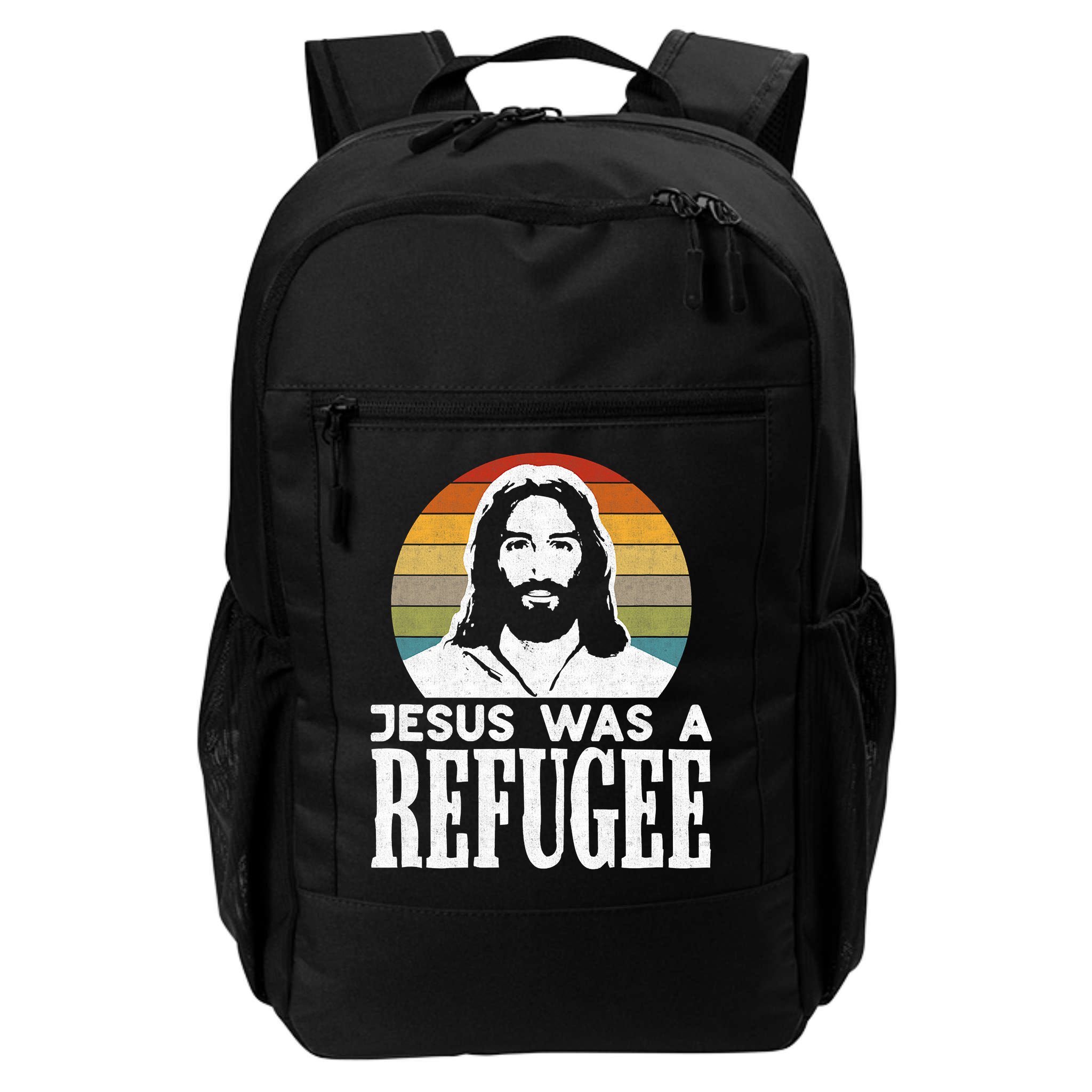 Christian Liberal Jesus Was A Refugee Backpack