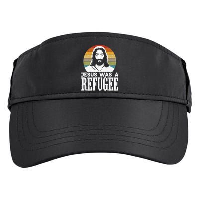 Christian Liberal Jesus Was A Refugee Adult Drive Performance Visor