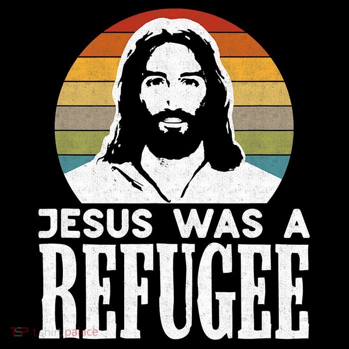 Christian Liberal Jesus Was A Refugee Flatbill Hat