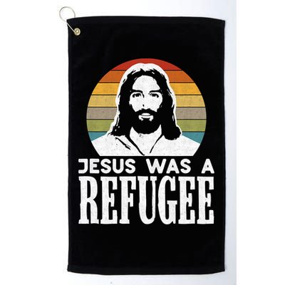 Christian Liberal Jesus Was A Refugee Golf Towel