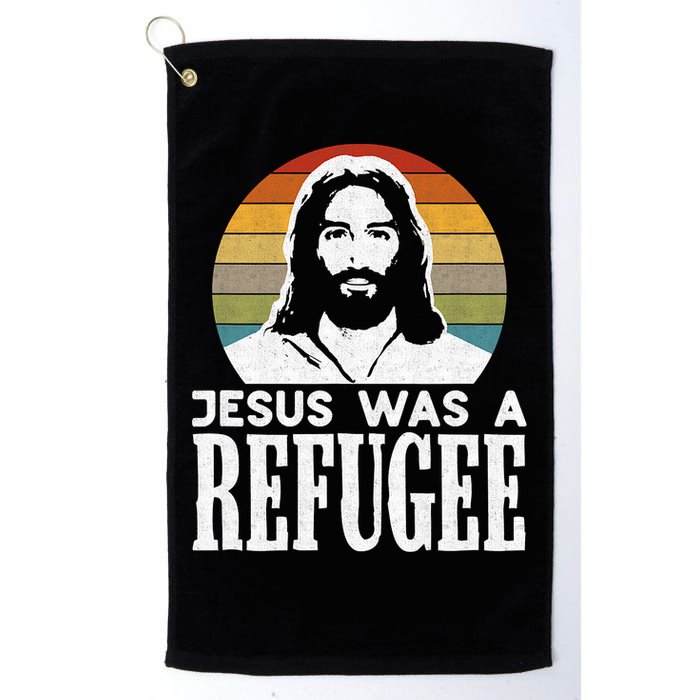 Christian Liberal Jesus Was A Refugee Golf Towel