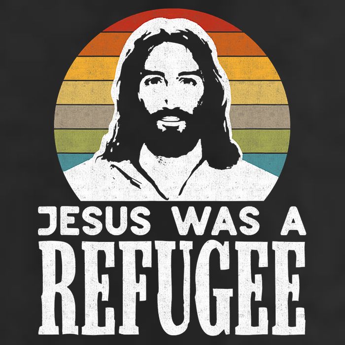 Christian Liberal Jesus Was A Refugee Golf Towel