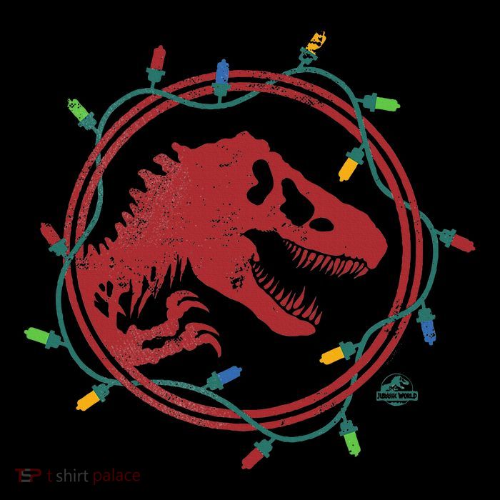 Christmas Lights Jurassic World TRex  Impact Tech Backpack