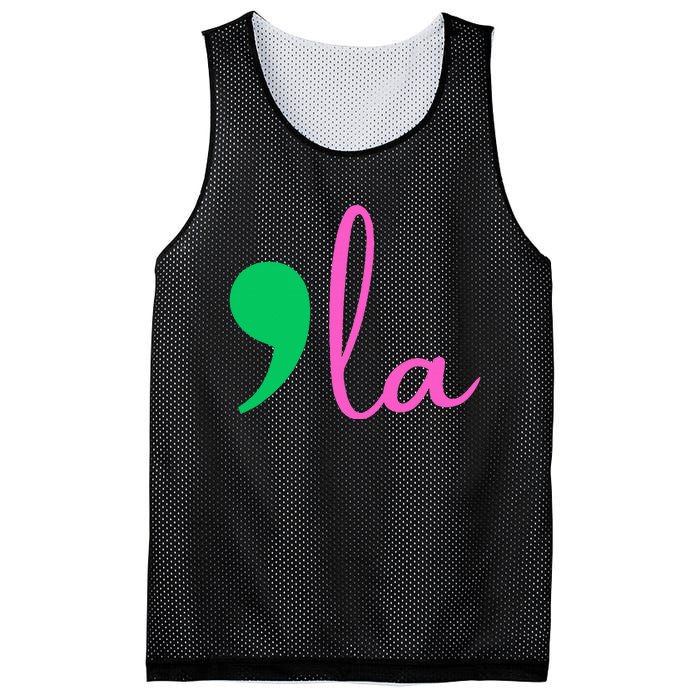 Comma La Kamala Harris 2024 President Comma La Mesh Reversible Basketball Jersey Tank