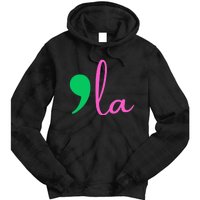 Comma La Kamala Harris 2024 President Comma La Tie Dye Hoodie