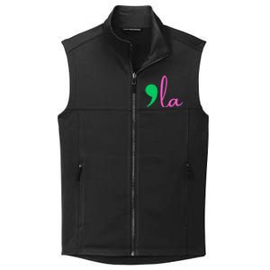 Comma La Kamala Harris 2024 President Comma La Collective Smooth Fleece Vest