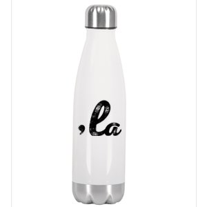 Comma La Kamala Harris 2024 For President Democrat Party Stainless Steel Insulated Water Bottle