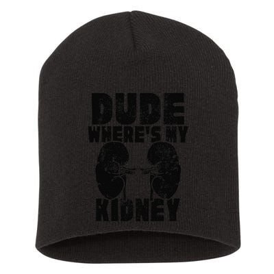 Cool Living Kidney Donor Gifts Donor Art Organ Short Acrylic Beanie