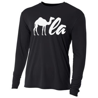 Camel La Kamala Harris For President 2024 Election Funny Cooling Performance Long Sleeve Crew