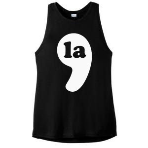 Comma La Kamala Harris Ladies PosiCharge Tri-Blend Wicking Tank