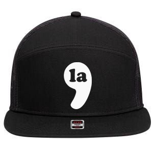 Comma La Kamala Harris 7 Panel Mesh Trucker Snapback Hat