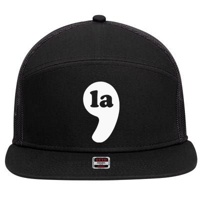 Comma La Kamala Harris 7 Panel Mesh Trucker Snapback Hat